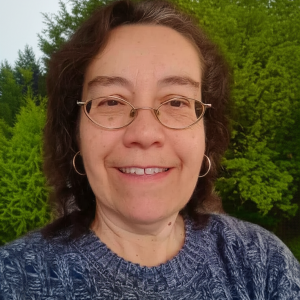 Life Coach Audra Gerger finding balance during winter walk